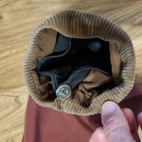 London Fog Wool Lined Chore Jacket Barn Jacket VTG Womens 10 Brick Red Corduroy - Picture 7 of 15